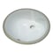 Msi White Oval Porcelain 15" X 12" Undermount Bathroom Vanity Vessel Sink ZOR-SIN-PT-0001 - alternate 1